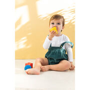 Bauhaus inspired geometric teether blocks